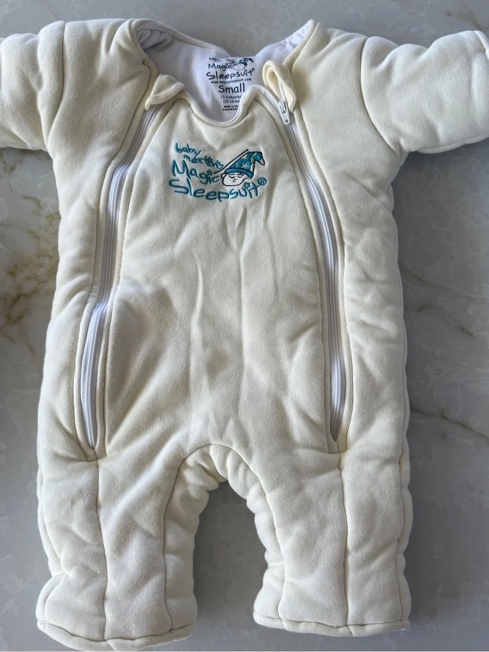 Magic Sleepsuit Cream Baby Sleep Sack - Small 3-6 month